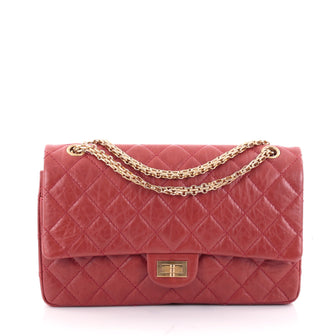Chanel Reissue 2.55 Handbag Quilted Aged Calfskin 226 Red