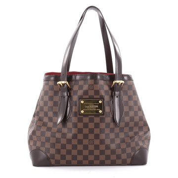 Louis Vuitton Hampstead Handbag Damier MM Brown 2339302