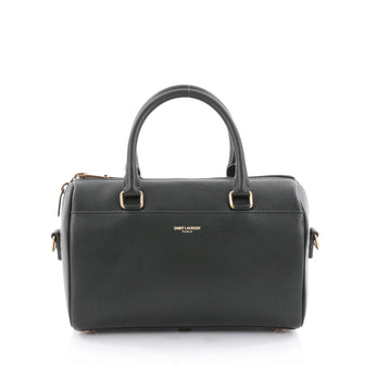 Saint Laurent Classic Baby Duffle Bag Leather Green 2339401