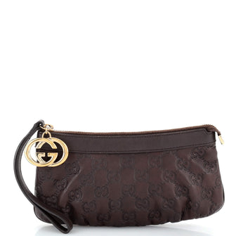 Gucci GG Marmont Flat Wrist Wallet Matelasse Leather