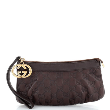Gucci GG Marmont Flat Wrist Wallet Matelasse Leather