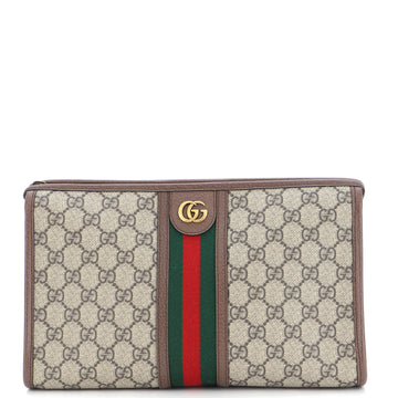 Gucci Ophidia Toiletry Pouch GG Coated Canvas Large