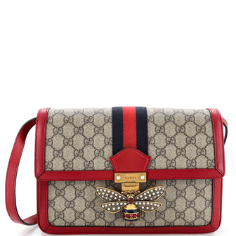 Gucci Queen Margaret Shoulder Bag GG Coated Canvas Medium