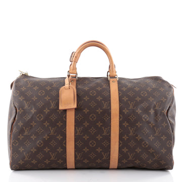 Louis Vuitton Keepall Bag Monogram Canvas 50 Brown 2340201