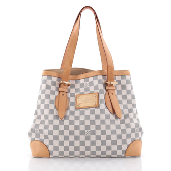 Louis Vuitton Hampstead Handbag Damier MM White 2340301