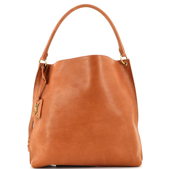 Saint Laurent Tag Hobo Leather Medium