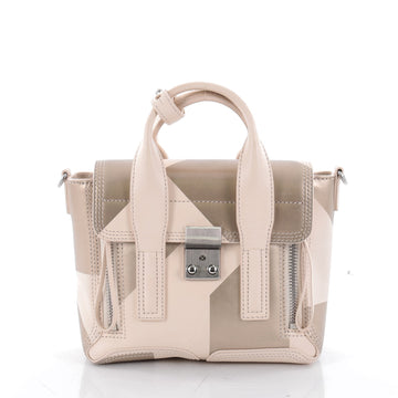 3.1 Phillip Lim Pashli Satchel Leather Mini Neutral 2340801