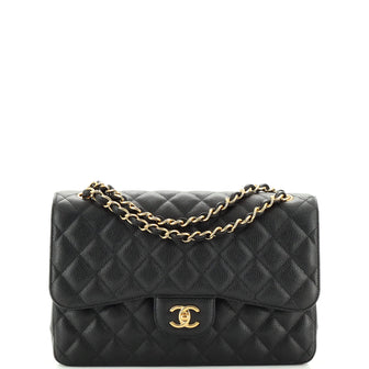 Chanel Classic Double Flap Bag Quilted Lambskin Medium