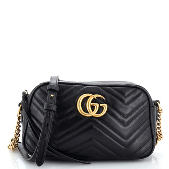 Gucci GG Marmont Shoulder Bag Matelasse Leather Small