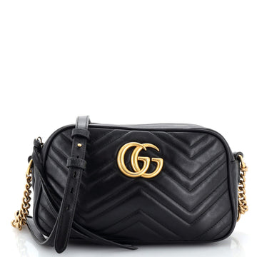 Gucci GG Marmont Shoulder Bag Matelasse Leather Small