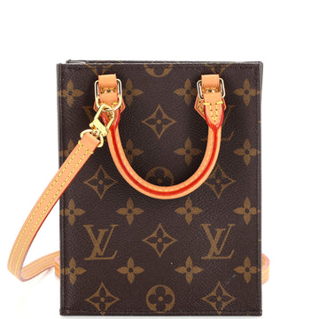 Louis Vuitton Petit Sac Plat Bag Monogram Canvas