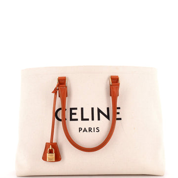 Celine Horizontal Cabas Tote Canvas with Leather