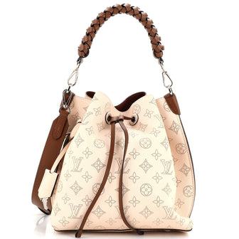 Louis Vuitton Muria Bucket Bag Mahina Leather Neutral 2354781