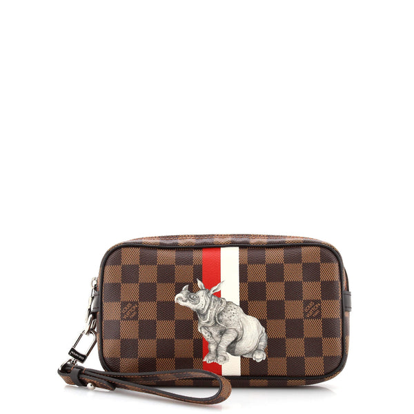 Louis Vuitton Pochette Volga Limited Edition Chapman Savane Damier