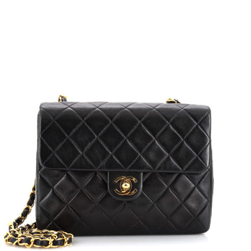 Chanel Vintage Square Classic Flap Bag Quilted Lambskin Small