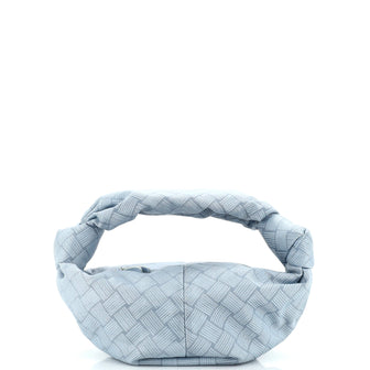 Bottega Veneta Double Knot Hobo Intrecciato Effect Jacquard Mini