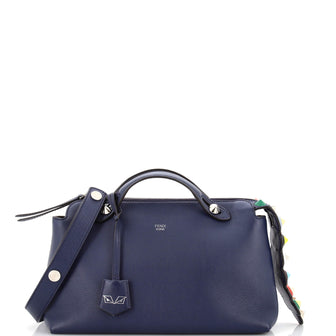 Fendi By The Way Satchel Leather with Studs Small