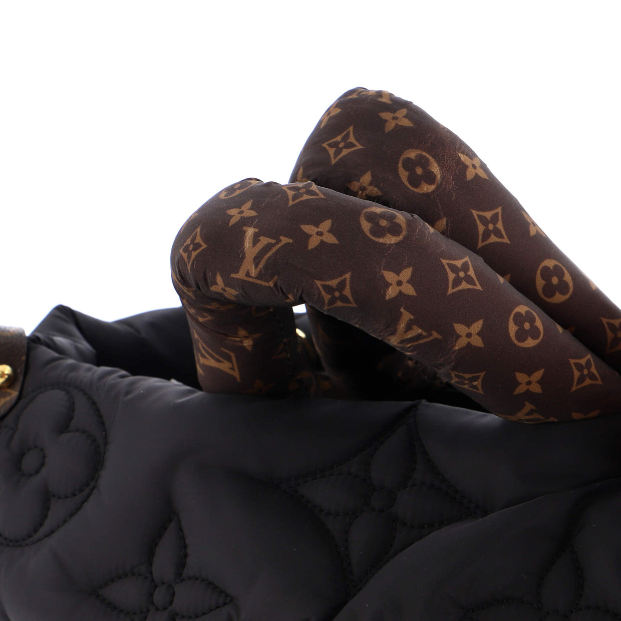 Louis Vuitton Pillow OnTheGo Tote Monogram Quilted Econyl Nylon MM ...