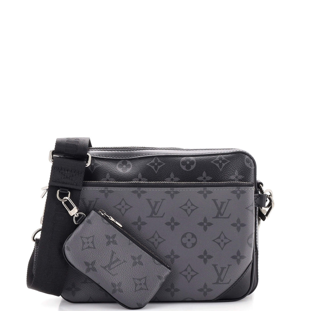 Louis Vuitton Trio Messenger Bag Limited Edition Damier Graphite 3D Black  2341651