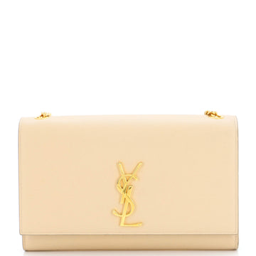 Saint Laurent Classic Monogram Crossbody Bag Grainy Leather Medium