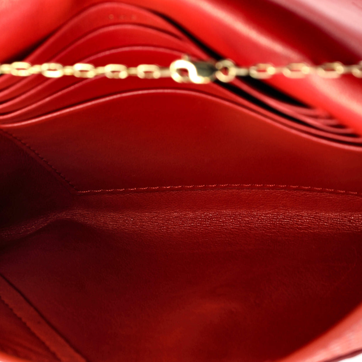 The Row Envelope Chain Crossbody Bag Lizard Small Red 2341821