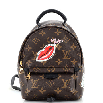 Louis Vuitton Palm Springs Backpack Limited Edition World Tour Monogram Canvas Mini