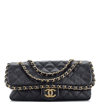 Chanel Chain Me Flap Bag Quilted Calfskin Medium
