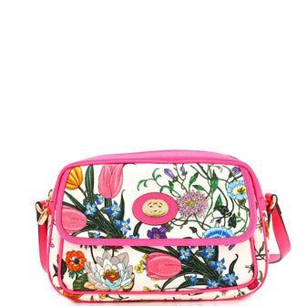 Gucci Shoulder Bag Flora Canvas Small