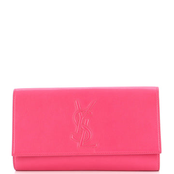 Saint Laurent Belle de Jour Clutch Leather Large