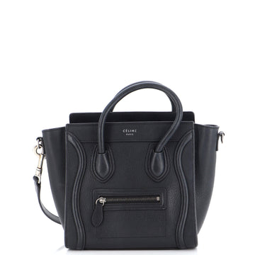 Celine Luggage Bag Grainy Leather Nano