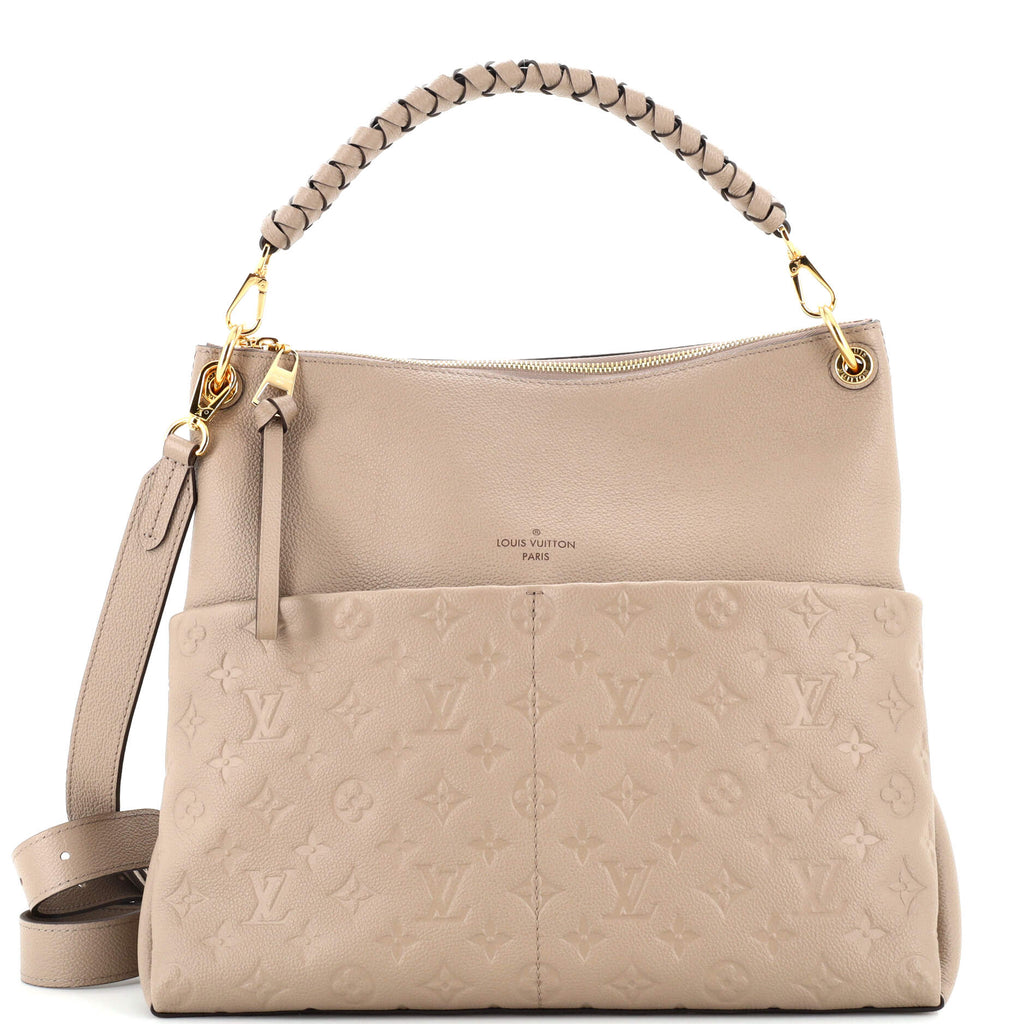 Louis Vuitton Maida Handbag Monogram Empreinte Leather Neutral 2342331