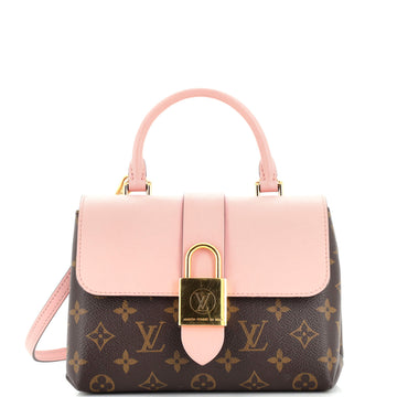 Louis Vuitton Locky Handbag Monogram Canvas with Leather BB