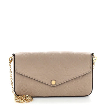 Louis Vuitton Felicie Pochette Monogram Empreinte Leather