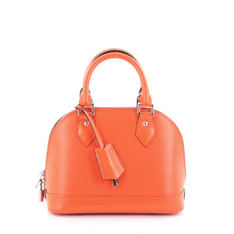 Louis Vuitton Alma Handbag Epi Leather BB Orange