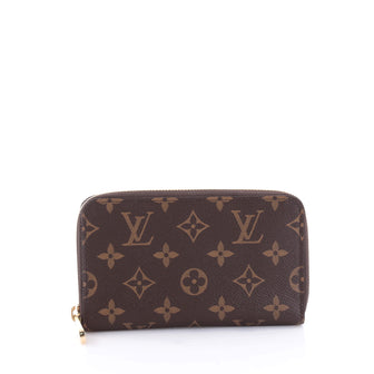 Louis Vuitton Zippy Compact Wallet Monogram Canvas Brown 2343301