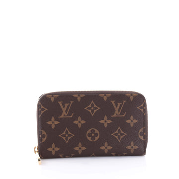 Louis Vuitton Zippy Compact Wallet Monogram Canvas Brown 2343301
