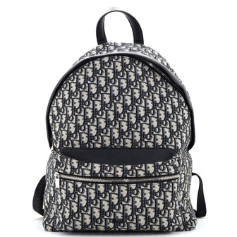 Christian Dior Rider Backpack Oblique Canvas Medium