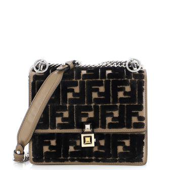 Fendi Kan I Bag Zucca Velvet Small