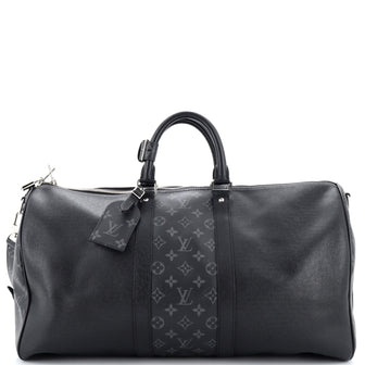 Louis Vuitton Keepall Bandouliere Bag Monogram Taigarama 50