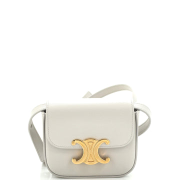 Celine Triomphe Shoulder Bag Smooth Calfskin Mini