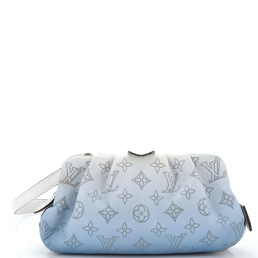 Louis Vuitton Scala Pouch Bag Mahina Leather Mini Blue 2344551