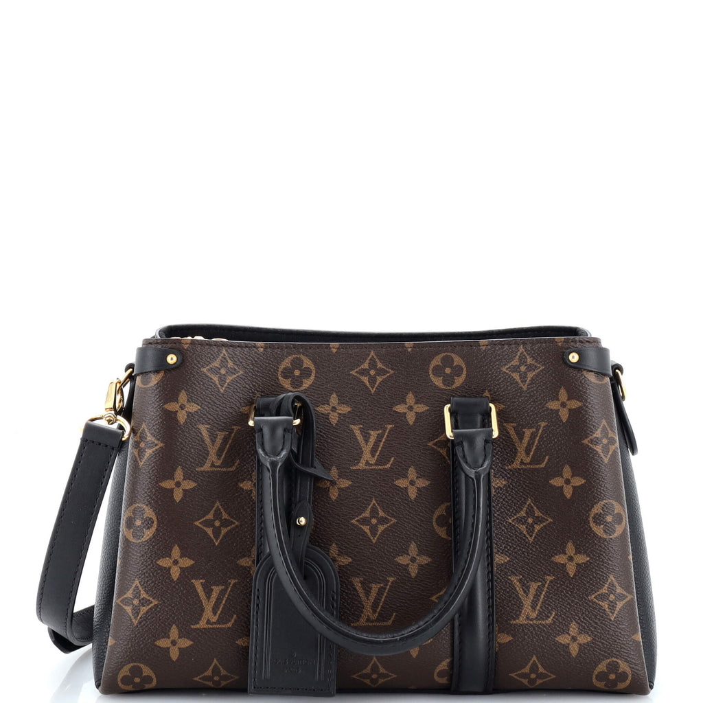 Louis Vuitton Soufflot Tote Monogram Canvas with Leather BB Brown 2344721