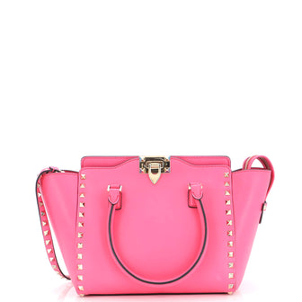 Valentino Garavani Rockstud Tote Rigid Leather Small