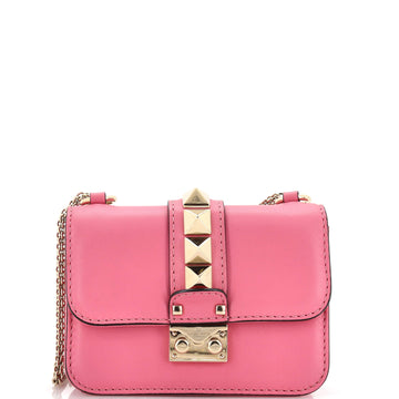 Valentino Garavani Glam Lock Shoulder Bag Leather Mini