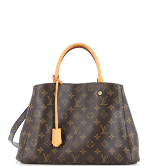 Louis Vuitton Monogram Montaigne MM - Brown Totes, Handbags