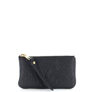 Louis Vuitton Zip Key Pouch Monogram Empreinte Leather