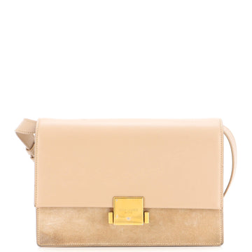 Saint Laurent Bellechasse Shoulder Bag Suede and Leather Medium