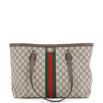 Gucci Ophidia Shopping Tote GG Coated Canvas Medium