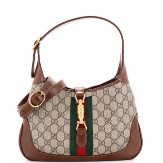 Gucci Jackie 1961 Hobo GG Coated Canvas Small