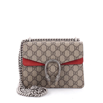 Gucci Dionysus Handbag GG Coated Canvas Mini Brown 2345501